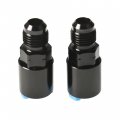 Fuel Rail Adapter Fitting 6an Male Flare To 3 8 Inch Quick-disconnect Push-on 2 Pieces 