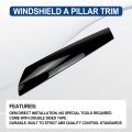 Windshield A Pillar Trim Molding Right Passenger Side For Mini Cooper R50 R52 R53 Replaces 51137128158 Exterior Window Post