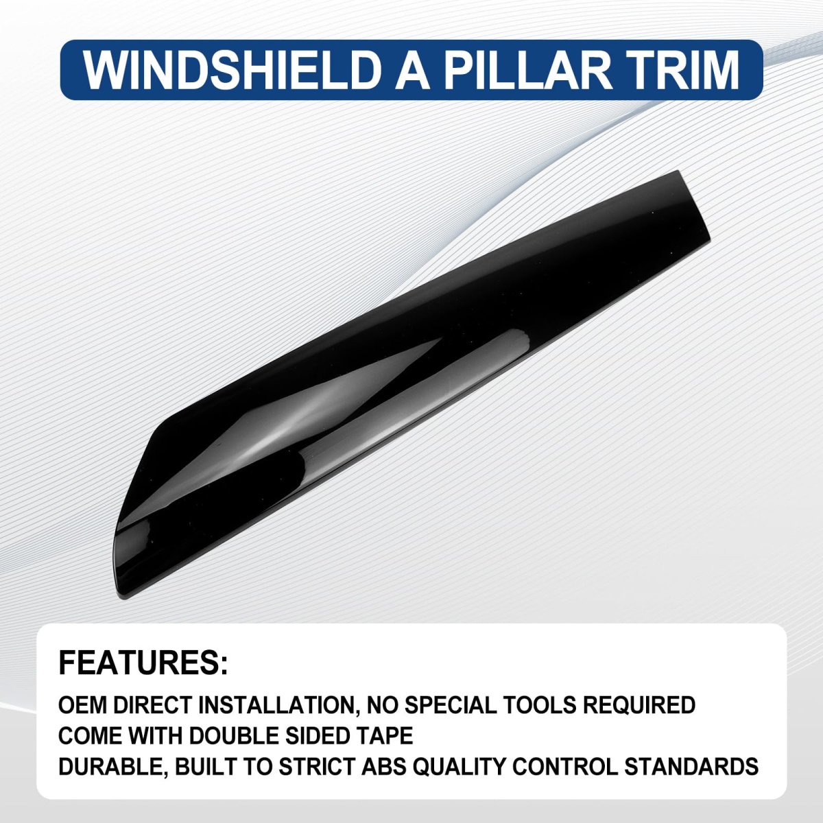 Windshield A Pillar Trim Molding Right Passenger Side For Mini Cooper R50 R52 R53 Replaces 51137128158 Exterior Window Post