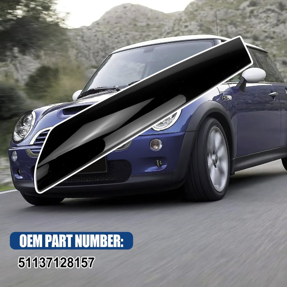 Windshield A Pillar Trim Molding Right Passenger Side For Mini Cooper R50 R52 R53 Replaces 51137128158 Exterior Window Post