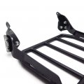 Httmt- Us-tghd-br-r006-bk2- Black Sport Luggage Rack Compatible With 2018-2020 H-d Holdfast Sissy Bar Fat Boy Breakout