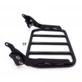 Httmt- Us-tghd-br-r006-bk2- Black Sport Luggage Rack Compatible With 2018-2020 H-d Holdfast Sissy Bar Fat Boy Breakout
