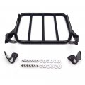 Httmt- Us-tghd-br-r006-bk2- Black Sport Luggage Rack Compatible With 2018-2020 H-d Holdfast Sissy Bar Fat Boy Breakout