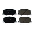 085-1334 Premium Asm Front Ceramic Brake Pads Precision Cut With Bonded Shims For Noise Reduction Post Cured No Break In Period 
