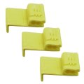Wire Terminals Yellow Quick Splice Connector 12 To 10 Ga Gauge 3 Quantity Alx-pau-si-hp2180-cla1 