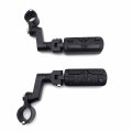 Hongk- Eagle Hawk Shape Front Rider 1 4 Stiletto 4475 Foot Peg Clamps Compatible With Shadow Ace Magna Valkyrie Black Body