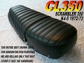 New Replacement Seat Cover Fits Cl350 K4-5 1972-73 Honda Cl 350 Scrambler 157