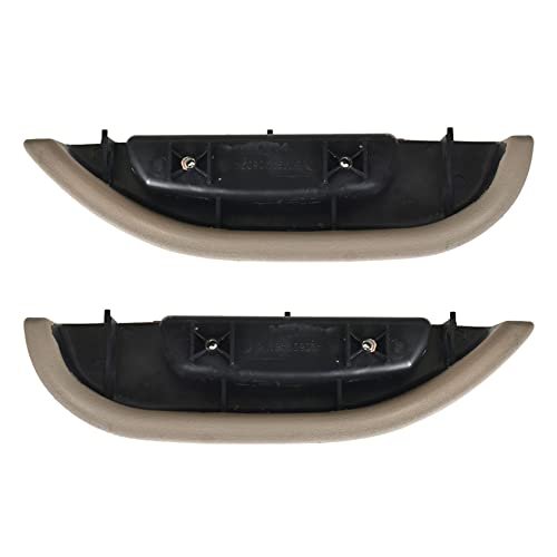 Front Left And Right Side Inner Beige Armrest Pull Handle Cover Replacement For 1996 2002 Express Base Slt Sle Van 12376621