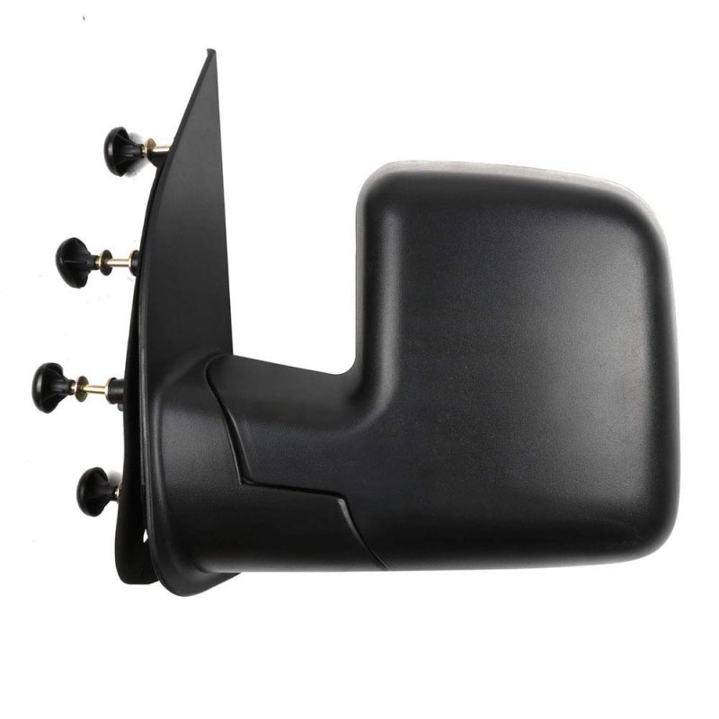Black Left Side View Mirror Manual Folding Non-heated Fits For 2003-2013d E-150d E-250 2004-2013 For Ford E-350 Super Duty For