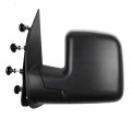 Black Left Side View Mirror Manual Folding Non-heated Fits For 2003-2013d E-150d E-250 2004-2013 For Ford E-350 Super Duty For