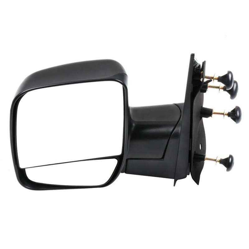 Black Left Side View Mirror Manual Folding Non-heated Fits For 2003-2013d E-150d E-250 2004-2013 For Ford E-350 Super Duty For
