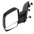 Black Left Side View Mirror Manual Folding Non-heated Fits For 2003-2013d E-150d E-250 2004-2013 For Ford E-350 Super Duty For