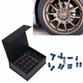 Aqxreight Wheel Lug Nuts Chrome M12x1 5 Thread 17mm Hex 48mm Length High Hardness Replacement For Car Bluing
