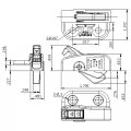Vision Hardware One Piece White Window Opening Control Device Right Hand 1779fm-right-white