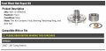 Front Wheel Hub And Bearing Repair Kit With Retaining Ring Axle Nut Compatible 2007-2017 Jeep Patriot