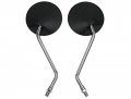 2x Motorcycle Side Mirror Motorbike Rear View Left Right Mirrors Fit For Honda Ct110 Cg125 Xl250 Xl400