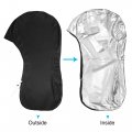 X Autohaux 420d Oxford Cloth Motor Full Outboard Boat Engine Cover Fit Up To 60-100hp Black