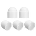 5pcs Hex Nut Cover M22x32x35mm Plastic Dome Protection Cap Screws Bolt Covers For Indoor Outdoor Furniture Automotive Bolts 