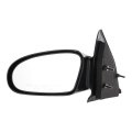 Door Mirror Driver Side For Saturn Sw1 1996 1997 1998 1999 Manual Remote Gloss Sedan Wagon Replacement 21170589 Gm1320184 