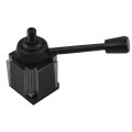 Wedge Type Tool Post Axa 250-111 Quick Change Holder Set Hardened Steel Accuracy Ground For Lathe Turning Tools 12 In Swing Dia 