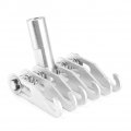 Qiilu Glue Pulling Claw Dent Puller Metal Adjustable 6 Fingers Hook Paw Car Body Repair Tool
