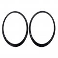 Xtremeamazing 2pcs Front Driver And Passenger Side Glossy Black Headlight Trim Ring For Cooper R55 R56 2007-2015 