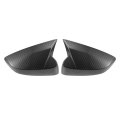 Carbon Fiber Door Mirror Cover Cap Overlay For Subaru Brz 2012 2020 Black Rearview Guard Covers Exterior Decoration Trims 