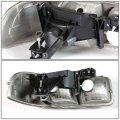 Compatible With Gmc Sierra Gmt800 Black Housing Clear Corner Headlight Drl 8 Led Fog Light