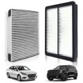 Partszen Ca11943 Engine Air Filter Cf10735 Cabin Fit For Kia Telluride Gas 3 8l 205 Hyundai Santa Fe 2 0l 2 4l 2019 2020 