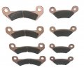 2 Front Rear Brake Pad For Xuv825e Xuv855e Xuv855m Xuv825m S4 John Deere Gator