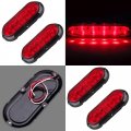 Ocpty Marker Lights 4pcs Side Amber Kit Waterproof Surface Mounted Turn Signal Light Fit For Truck 4x4 Pickup Boats Trailer