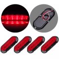 Ocpty Marker Lights 4pcs Side Amber Kit Waterproof Surface Mounted Turn Signal Light Fit For Truck 4x4 Pickup Boats Trailer