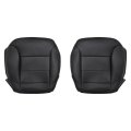 Front Driver And Passenger Side Bottom Replacement Seat Covers Microfiber Leather Black For Mercedes Benz Ml320 Ml350 Ml450 