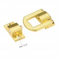 Uxcell Toggle Catch Lock 25mm Retro Decorative Golden Hasp With Screws For Suitcase Chest Trunk Latch Clasp Pack Of 5