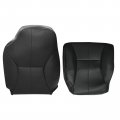 Driver Side Bottom Top Lean Back Replacement Leather Seat Cover Black For Dodge Ram 1500 2500 3500 Slt 1998 1999 2000 2001 2002 