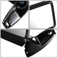 Fo1320108 Fo1321108 Pair Oe Style Manual Side View Door Mirror Compatible With Ford Ranger Bronco Ii 83-92
