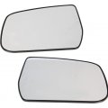 Chevy Equinox 2010 2017 Mirror Glass Driver And Passenger Side Pair Non Heated With Backing Plate Flat Convex Replacement For 