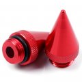Ocpty 1 2 -20 Wheel Lug Nuts 20pcs Closed Red Nut 60mm 30mm Oem Factory Replacement For Cadillac Chevrolet Chrysler Dodge Ford