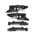 Front Bumper Bracket Retainer For Toyota Highlander 2014 2019 4 Piece Abs Black Support Kit Replace 52145 0e060 52146 52535 