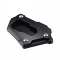 Uxcell 1 Set Aluminum Alloy Motorcycle Kickstand Plate Pad For Bmw R1250gs 2018-2019 Extension Foot Support With Wrench Black
