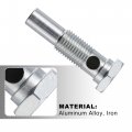 X Autohaux 1 Set 6an 4npsm For Gm 4l80e Transmission Oil Cooler 90 Degree Joint Connector Fittings Aluminum Alloy