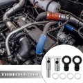 X Autohaux 1 Set 6an 4npsm For Gm 4l80e Transmission Oil Cooler 90 Degree Joint Connector Fittings Aluminum Alloy