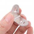 Uxcell Stainless Steel Patio Fixing Shelf Shelves Corner Brace Joint Angle Bracket 25 X 2mm 24pcs Silver Tone