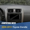 Auto Dynasty Factory Style Front Center Dash A C Air Vent Panel Compatible With Toyota Corolla 2009-2013 Textured Black Grey