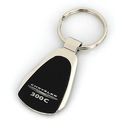 Chrysler 300c Black Tear Drop Metal Key Ring 