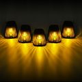 Partsam 5x Smoke Roof Cab Maker Clearance Lights 264159bk Amber T10 Led Base Assembly For 1988 2002 Gmc Chevy C K 1500 2500