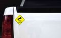 Tickertalk 5in X Pilot On Board Sticker 