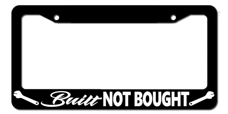License Plate Frame For Built Not Bought Jdm Racing Drifting Hot Rod Car Truck Holder V5 Style-gd587-202