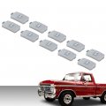 G-plus Truck Body Cab Bed Side Belt Molding Trim Clip 10pcs Compatible With 1973-1979 Ford F100 F150 F250 F350 Pickups