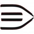 Window Visors Fits For 1991-2001d Explorer Tape-on Rain Guards Side Deflectors 4 Pieces 2pcs Front Doors And For Rear